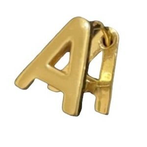 Sannyra 14K Gold Plated Alphabet Earrings The Letter "A"